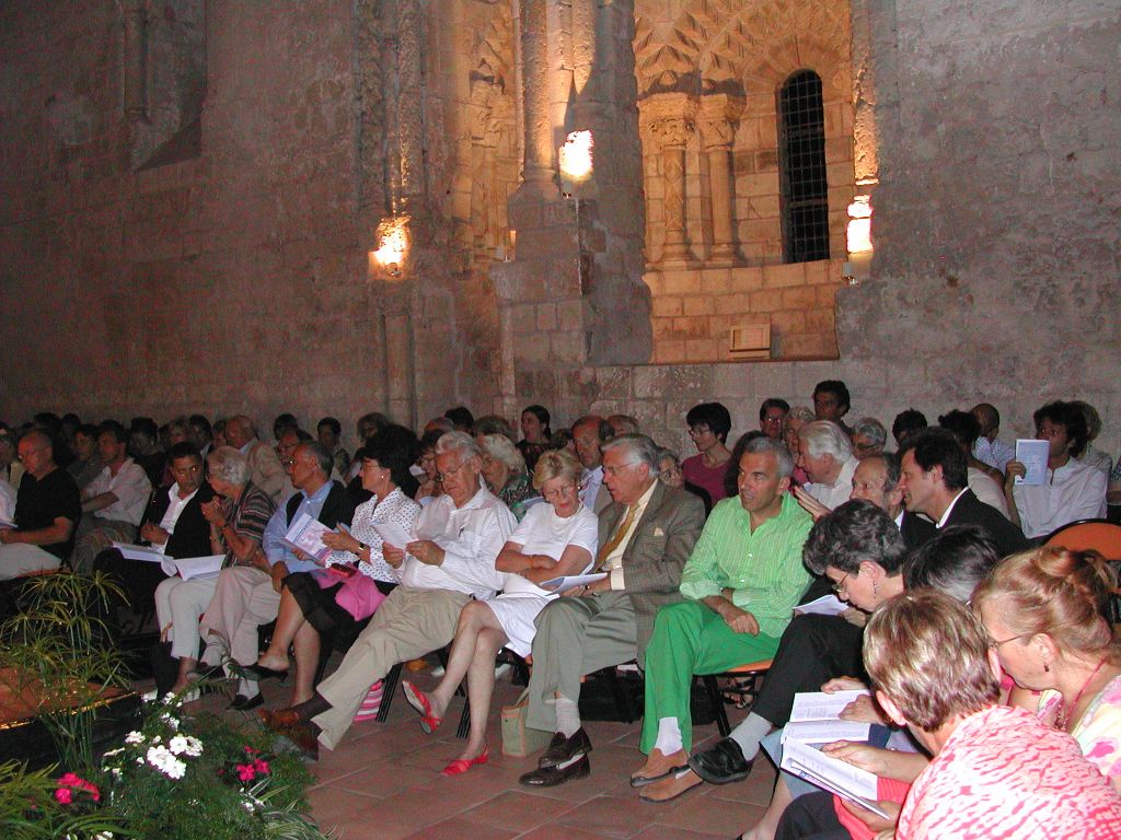 Concert au Prieuré Saint-Cosme, assistance